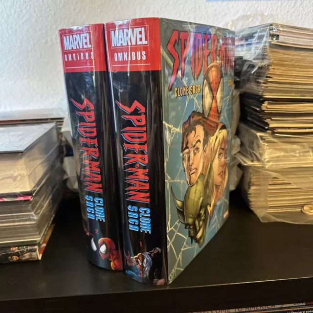 Spider-Man Clone Saga Omnibus Vol 1 & 2 HC - Marvel Comics OOP Hardcover NM Lot