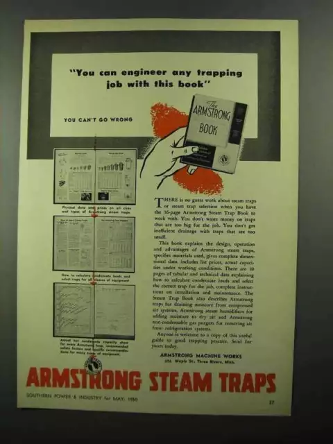 1950 Armstrong Steam Traps Ad - You Can Engineer