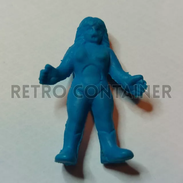 KINNIKUMAN KINKESHI - Vintage Rubber Figure Keshi Exogini Muscle Men - Blue