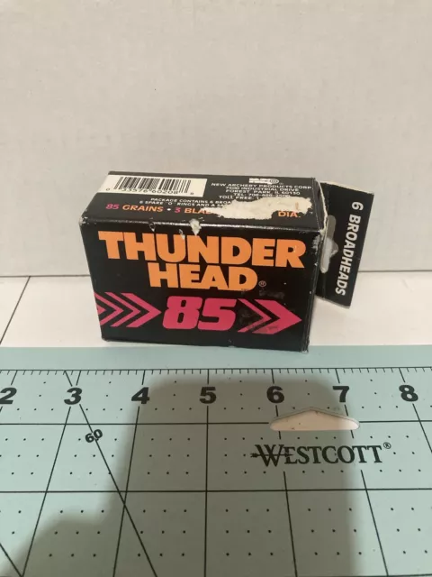 (6) NAP Thunderhead 85 Grain Broadheads NOS (6) NAP Thunderhead 85 Grain Broadheads NOS