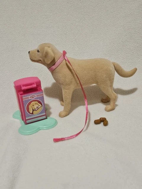 BARBIE TOY POOPING dog with poop and bin only PicClick UK