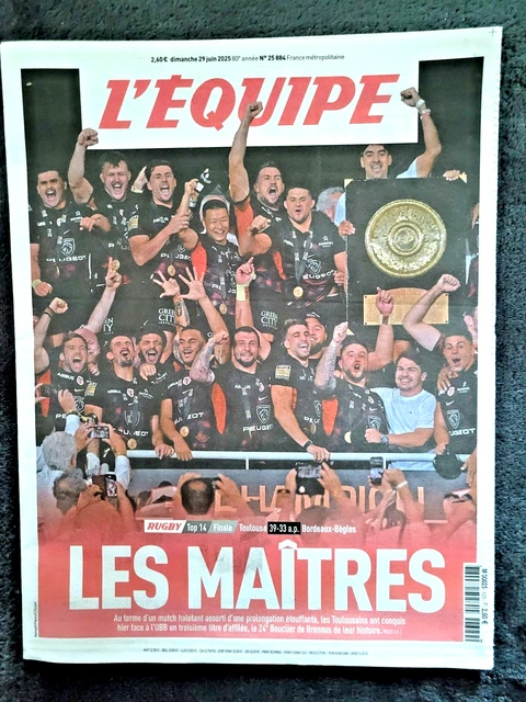 L'Équipe Du 14 Juin 2025 - Spécial Mondial All Star + 2 Mags Dembélé Et Loli Bahia