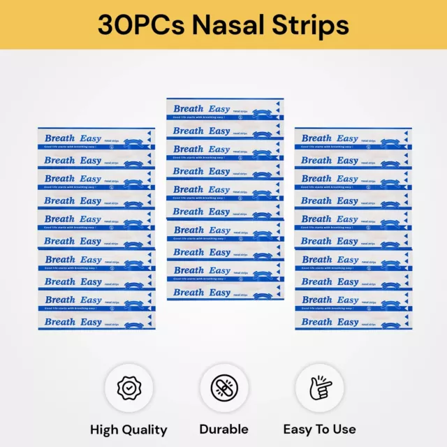 Nasal Strips Stop Snoring Help Breathe Better Easy Right Anti Snore Nose Strips
