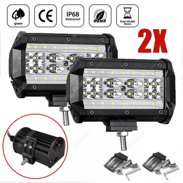 2X 1680W LED Arbeitsscheinwerfer KFZ 12V 24V Auto Flutlicht Traktor Scheinwerfer