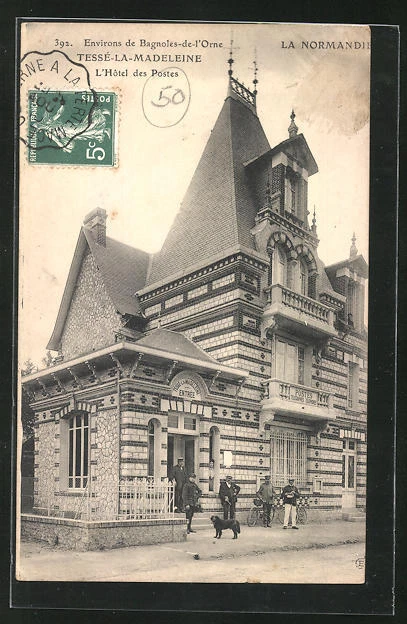 CPA Tesse-la-Madeleine, L´Hotel des Postes