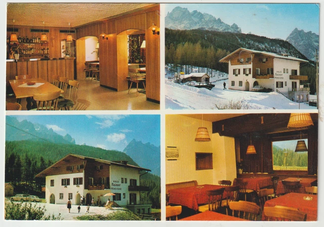 SESTO-Sexten-BZ-Alto Adige-Cafè Pension RAINER-Vedutine-NV-Rarità