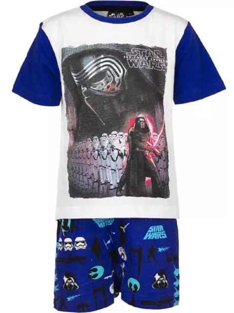 Garçons Officiel Star Wars Short Pyjama Court Pyjamas Pyjama Âge 4-10 Ans