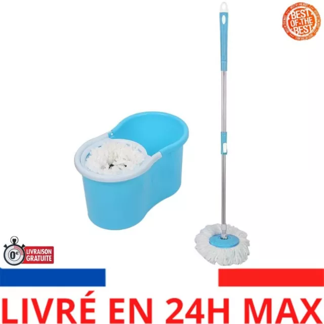 Seau-essoreur pour balai à franges 13 litres Supermocio Vileda nettoyage  simple. 4003790105111