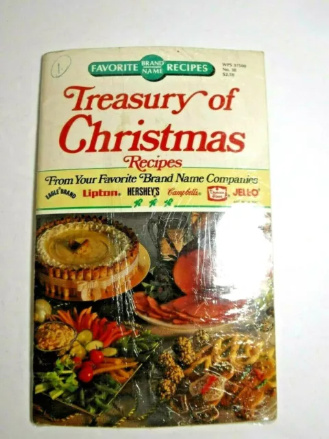 Vintage Favorite Brand Name Recipes Treasury of Christmas Hershey Jello Cookbook