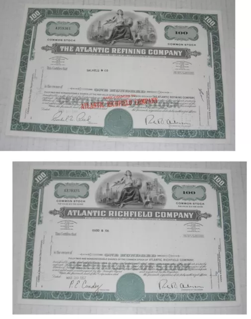 Stock Certificates---14 items...1928--1988......G