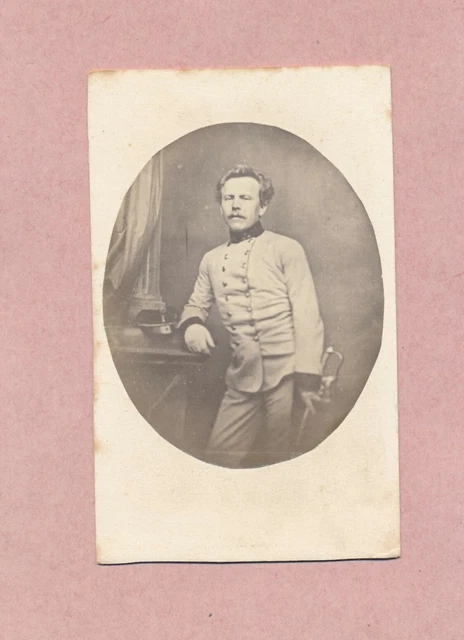 CDV Foto Photo Carte de visite Portrait Militär Uniform kuk um 1865 Wien