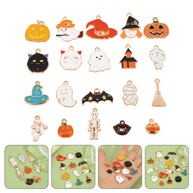 20 Pcs Halloween-Anhänger Halloween-Charme-Anhänger Sortiert Anhänger