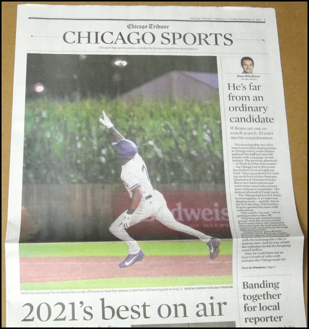 Chicago tribune sports 2021 best on air tim anderson field of dreams