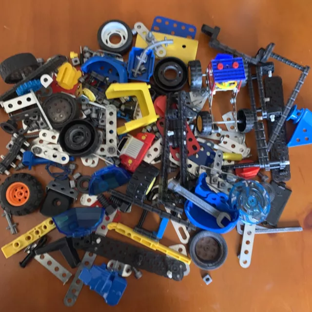 Meccano Bulk Junk Lot Pieces & Other Vintage