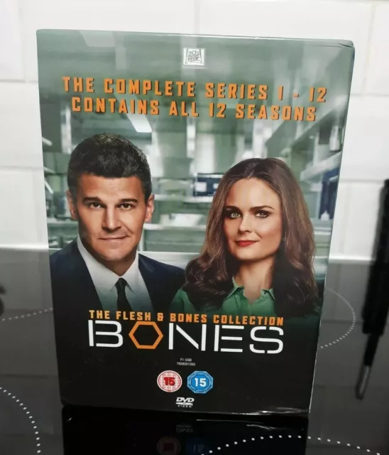 Bones: The Flesh & Bones Collection - The Complete Series 1-12 [15] DVD Box Set