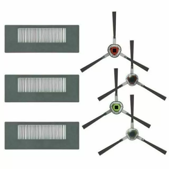 Hauptbürste+Filter+Seitenbürsten Teil für Ecovacs Robotics Deebot 900 901 Vacuum 3