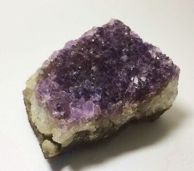 254g Natural Purple Amethyst Quartz Geode Cluster Base Healing Crystal Uruguay