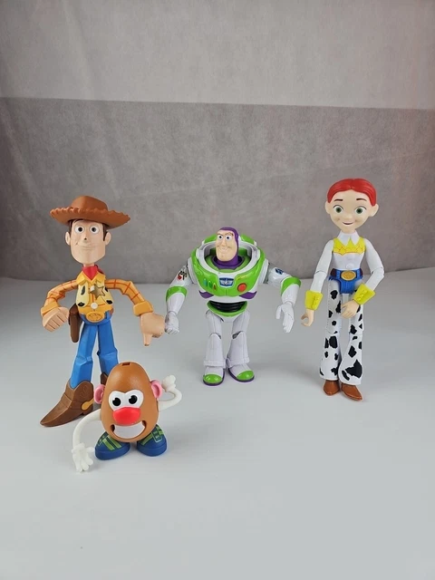 DISNEY PIXAR TOY Story Talking Woody And Jessie 9" Buzz Lightyear With ...
