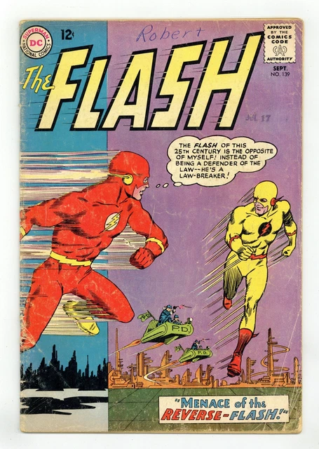 Flash #139 GD+ 2.5 1963 1st app. Reverse Flash
