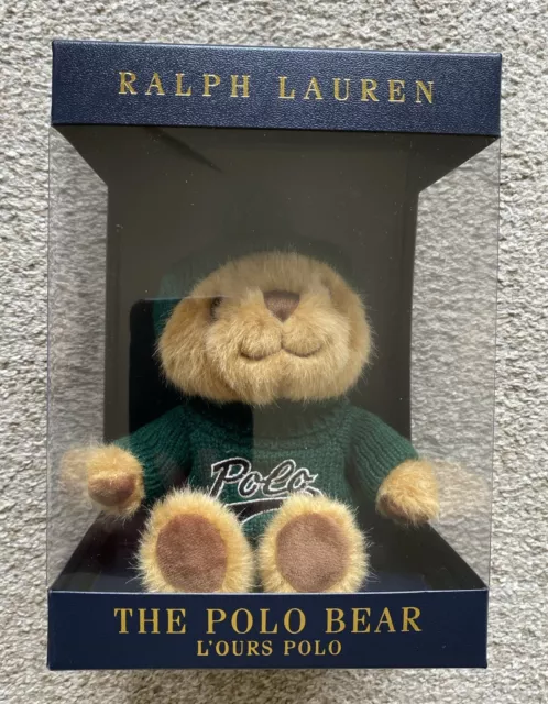 RALPH LAUREN THE POLO BEAR (GREEN) - LE Holiday 2021 Teddy Bear NIB $26 ...