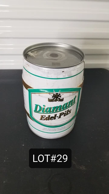 Lot of (10) EMPTY 5 LITER BEER CANS RETRO/VINTAGE EUROPEAN ASSORTED LOT#29
