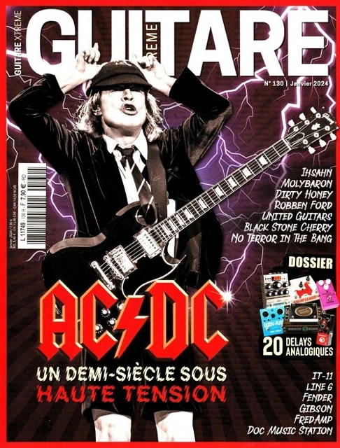 AC/DC_...MAGAZINE GUITARE XTREME # 130 # Janvier 2024 EUR 20,00 ...
