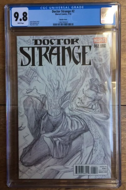 Doctor Strange #2 1:200 Alex Ross Sketch Cover CGC 9.8