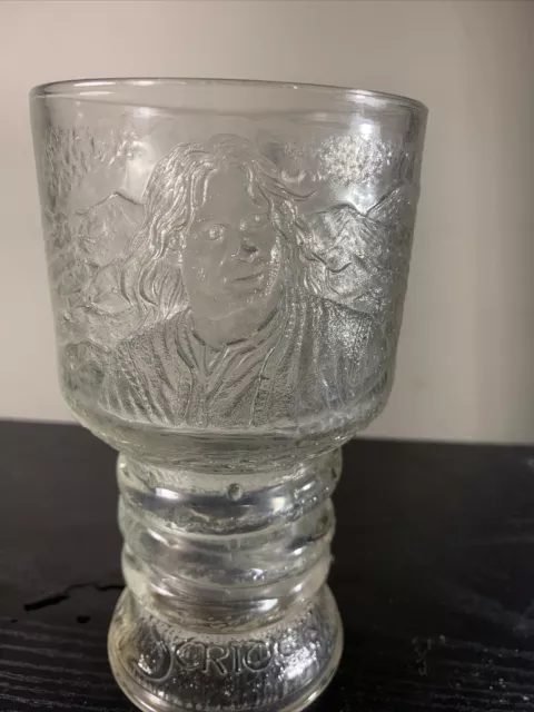 Lord of The Rings Strider The Ranger Glass Goblet Collection LOTR