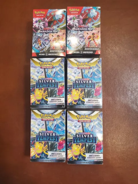 pokemon Booster Bundle X6. Each Box Has 6 Packs.Lot Is 36 Packs = Booster Box