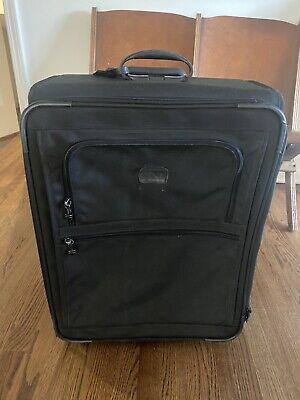 Tumi 22024DH Black Ballistic Nylon Rolling Wheeled 24" Suitcase Luggage Alpha