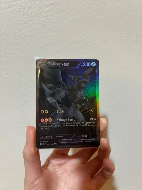 English Black Bolt - Zekrom EX card 新品