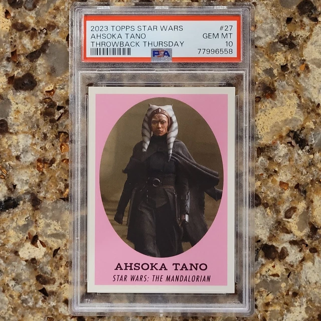 2023 Topps Star Wars Throwback Thursday #27 Ahsoka Tano PSA 10 GEM MT