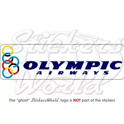 OLYMPIC AIRWAYS Greek Airlines Aviation, 200mm Vinyl Aufkleber