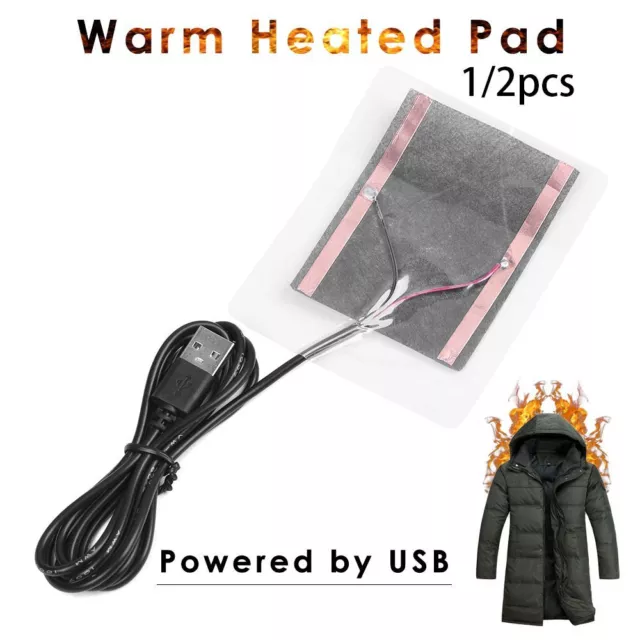 Fever Carbon Fiber USB Heating Films Winter Warm Arm Heated Pad Heat Waist Mat