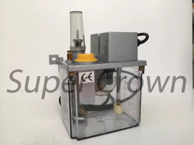 Pompe de lubrification électrique intermittente CNC, 220 V 30 min, 2L, Jin-Yin, CE JY 18F 2