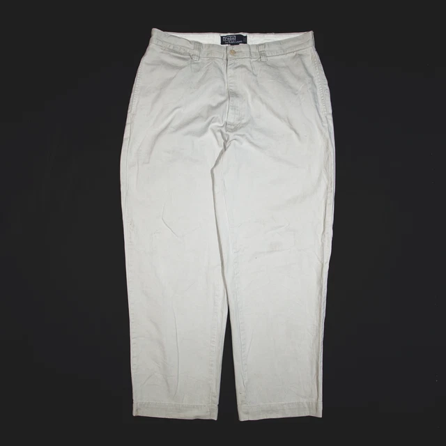 POLO RALPH LAUREN Philip Chino Pantaloni Rilassati Conici Da Uomo W35 L30