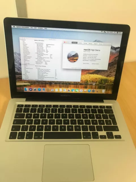 MacBook Pro - 13 pollici - Core i5 - 2,3 GHz - 4 GB di RAM - 320 GB - inizio 2011