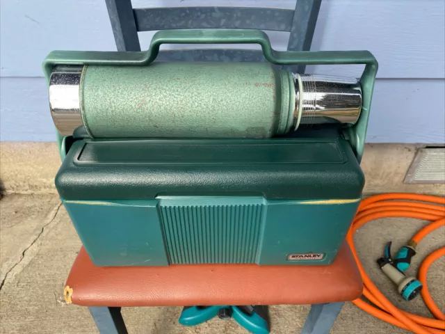 STANLEY ALADDIN LUNCH Box Cooler/Vacuum Thermos Bottle B81 Combo Set  Vintage USA $55.00 - PicClick