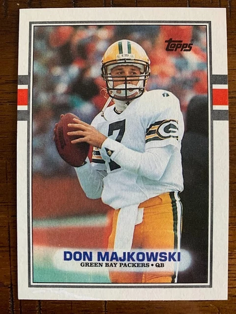 1989 Topps DON MAJKOWSKI #373 RC Green Bay Packers “Magic Man” NM or Better!