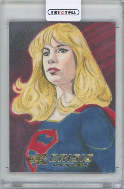 2022 CRYPTOZOIC CZX Crisis on Infinite Earths Sketch Card by LISA LEBLAN 1/1