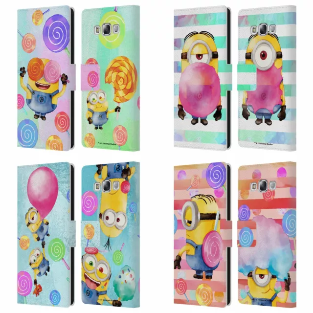 Custodia A Libro Cattivissimo Me Watercolour Minions In Pelle Per Telefoni Samsung 3