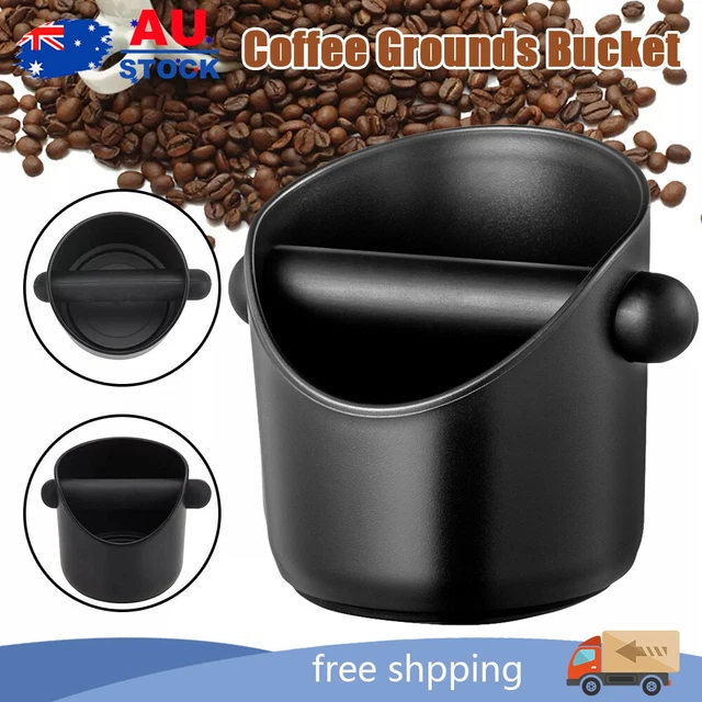 PORTABLE COFFEE GROUNDS Container Grind Bin Knock Out Box Coffee