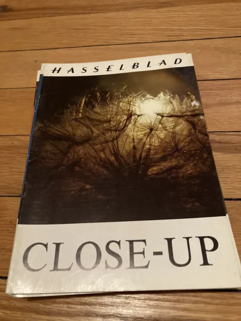 HASSELBLAD CLOSE-UP PHOTOGRAPHY GUIDE BROCHURE -from 1970--HASSELBLAD
