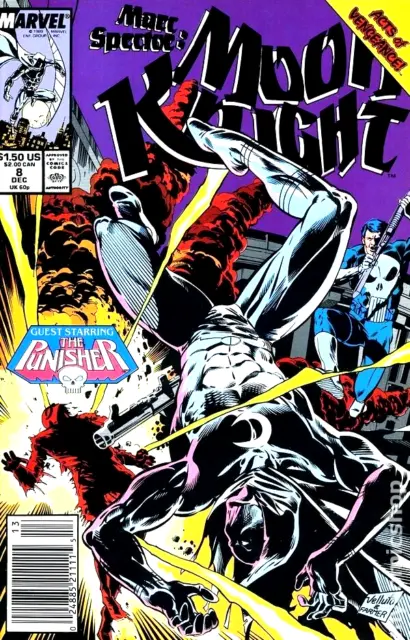 MOON KNIGHT  [ Marvel -  Dec 1989]  Acts of Vengeance  ##8 The Punisher