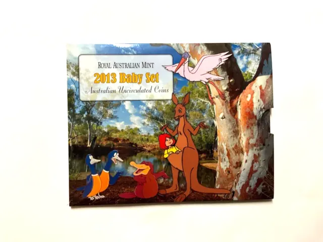 2013 Baby Coin Mint Set Issued By The Royal Australia Mint