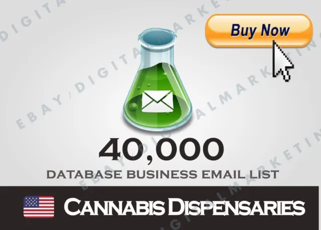 40k Cannabis Dispensaries & Stores Database List Database