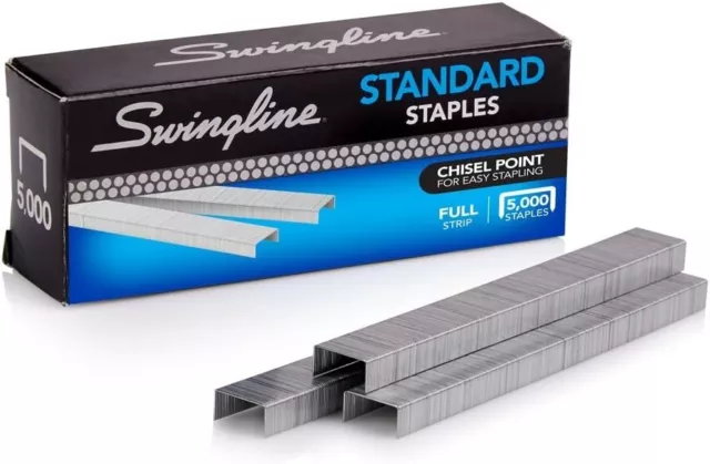 Staples Standard 1/4 inches 210/Strip 5000/Box STAPLES Home Office Swingline-New