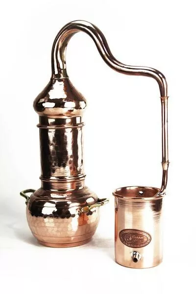 CopperGarden Destille Kolonnenbrennerei 0,5 Liter | Minidestille m. Aromakolonne