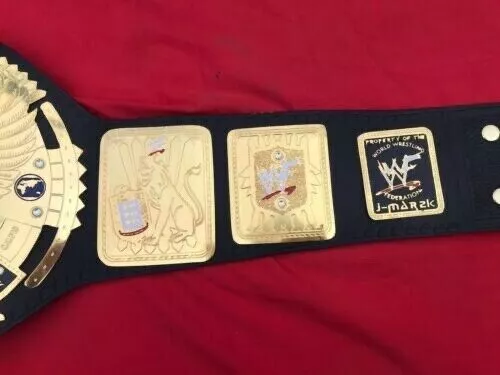 WWF Big Eagle Scratch Logo Wrestling World Heavyweight Championship Belt 2