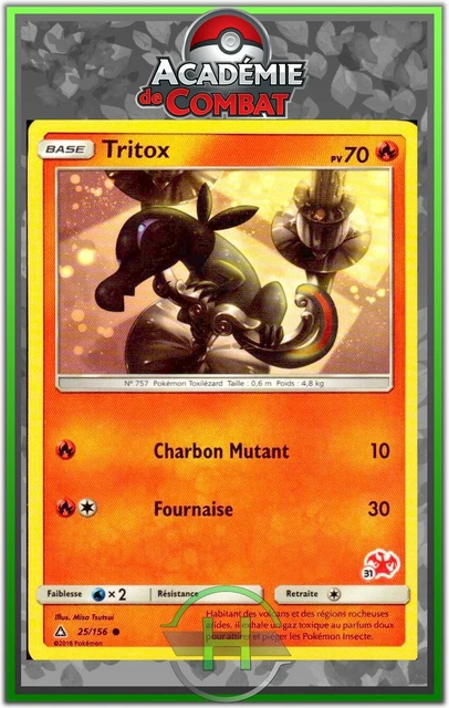 Tritox - SL00:Académie de Combat - 25/156 - Carte Pokémon Française Neuve